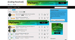 Desktop Screenshot of codingresolved.com